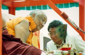 Kyabje Dilgo Khyentse Rinpoche with Ugyen Shenpen